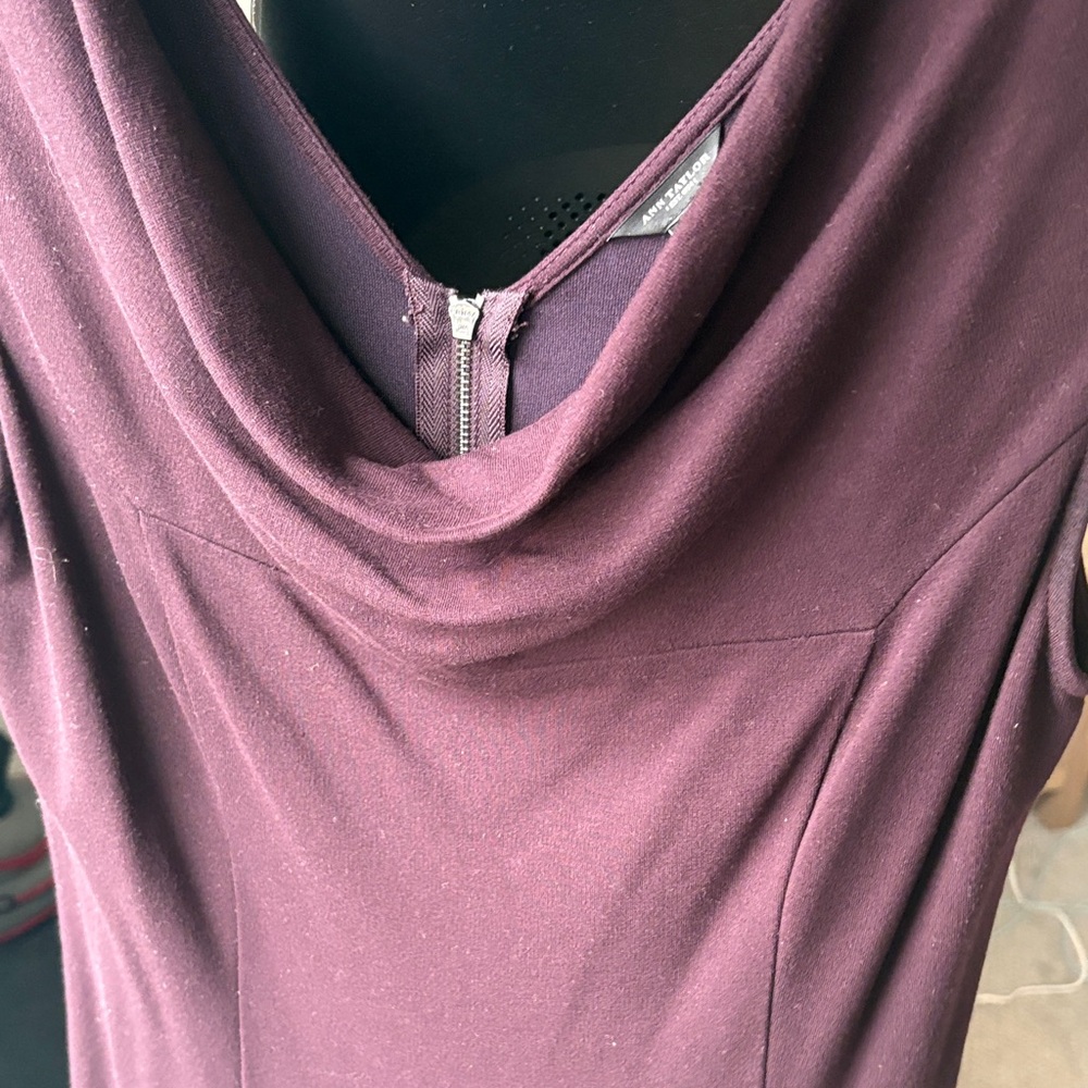Ann Taylor Chic Burgundy Dress - Picture 5 of 6